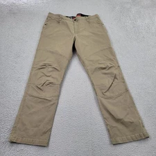 ATG Wrangler Double Knee Pants Mens 40x32 Brown meas 40x32 All Terrain Gear