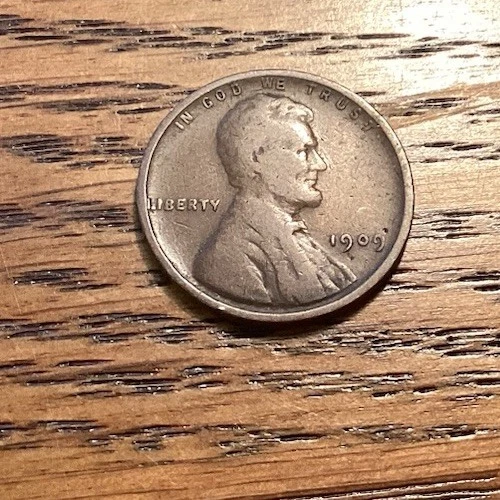 1909 VDB Lincoln Wheat VG Cent