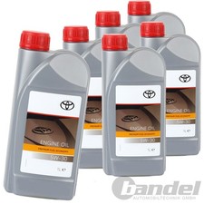 6x1 LITER ORIGINAL TOYOTA MOTOR&Ouml;L PREMIUM FUEL ECONOMY 5W30 ACEA C2 API SN