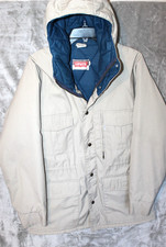 Levi's Vintage 80's Parka Coat Size Medium Long Sleeve Beige Made in USA