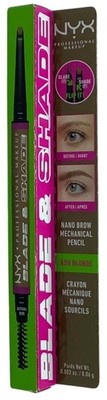 NYX Professional Makeup Blade & Shade Nano Brow Pencil Ash Blonde NEW