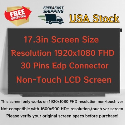 HP 17-cn0023dx 17-cn0033dx 17-CN1063CL 17-CN2063CL FHD 1920x1080 17.3'' WARRANTY