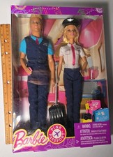 Barbie Pink Passport Barbie Piloto y Ken Conjunto Muñeca Auxiliar de Vuelo 2018 Nuevo en Bo