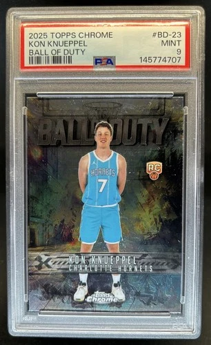 2025 Topps Chrome Kon Knueppel Base (PSA 9)