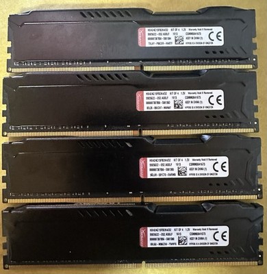 Fury Hyperx 32 Gb DDR4 HX424C15FB2K4/32 2400 Pc Ram 