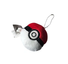 Pokemon Pokeball Plush Keychain 3"