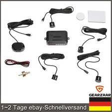 PDC Einparkhilfe Universal Car Sensor Parking Sensor PDC 4 Sensoren Schwarz