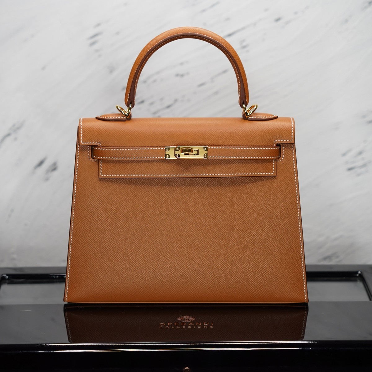 NEW 2025 Hermès Kelly 25 Sellier - in Gold Epsom leather with Gold