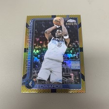 2025-26 Topps Chrome Anthony Edwards #151 yellow Border Refractor /275
