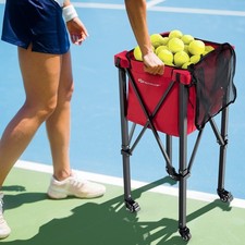 Lightweight Aluminum Tennis Ball Hopper Basket
