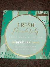 LWYA Fresh Mintality Peppermint Twist Body Wash & Polish 3 oz