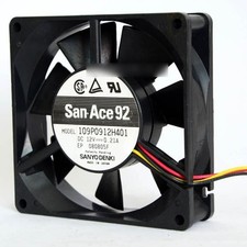 1PC New For Sanyo 109P0912H401 DC12V 0.21A 3-Wire Chassis Cooling Fan QW