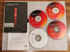 Adobe Creative Suite 4 Design Premium For Mac OS Student Edition DVDs w/ Serial#