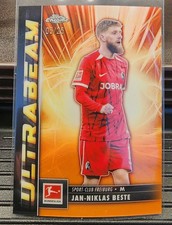 24-25 Topps Chrome Bundesliga Ultrabeam Jan-Niklas Beste #UB-2 True Orange /25