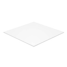 12 In. X 48 In. X 1/8 In. White Opaque Acrylic Sheet 2-Piece 