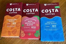 COSTA COFFEE bundle 30 Pods. Signature, Brazilian And Decaf. 0.36 per lighter