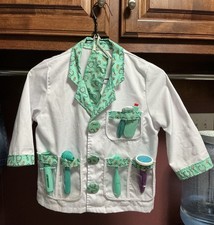 Kids Doctor Costume Coat with Toy Medical Kit, Accessories, and Mask