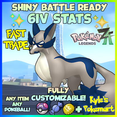 6IV Shiny  Thievul Pokemon Legends ZA (Legends Z-A)  Customizable!