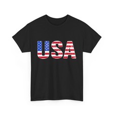 USA T Shirt Patriotic American Flag Men Women Kids July 4th T-Shirt