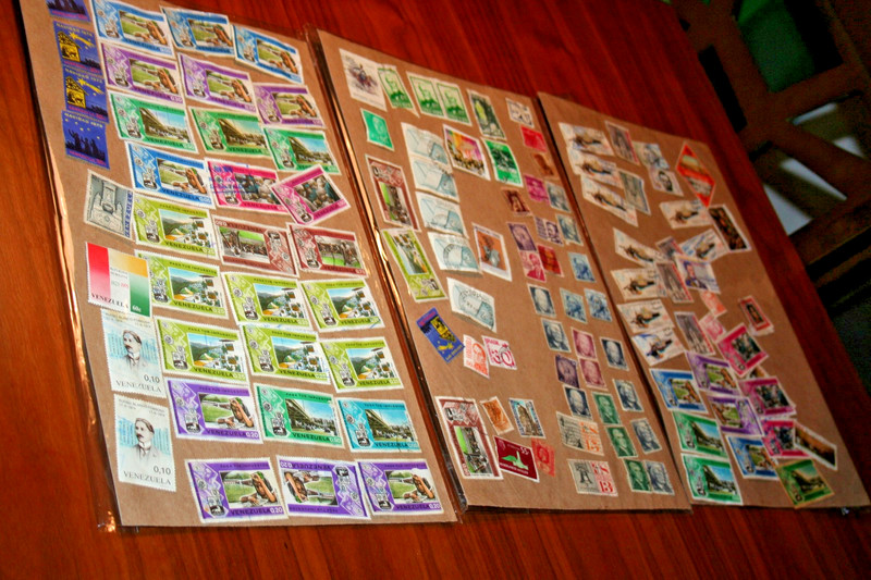 Big Collection stamps EU US Venezuela, Brazil Argentina used condition varies