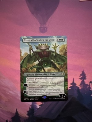 Nissa, Who Shakes the World (Borderless) Commander: Bloomburrow Regular