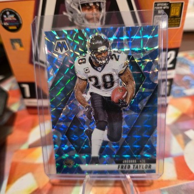2025 Panini Mosaic #157 Fred Taylor Mosaic Reactive Blue HoFer Old-Timey Retiree