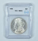 1884 Morgan Silver Dollar MS63 ICG *9326