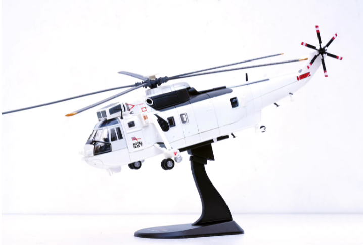 1:72 LEGION ROYAL NAVY Sea King HC-4 Helicopter Plane Diecast - Main Image