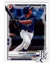 Cooper Kinney Tampa Bay Rays 2021 Bowman Draft 1st Bowman