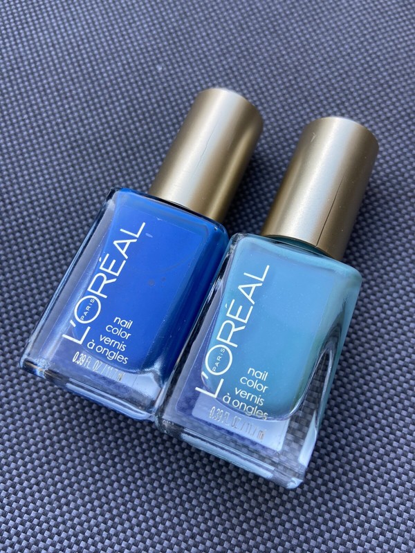 Set of 2 Loreal Paris Nail Color Polish: No Cloud In Sight 111 Jet Set Paris 540