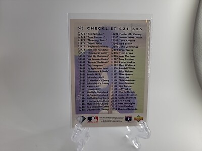 1993 Upper Deck - Checklist #525 Ken Griffey Jr 421-525 | eBay