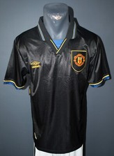 Manchester United Jersey 1993/1995 Football Retro Mens Away Shirt Size Adult M