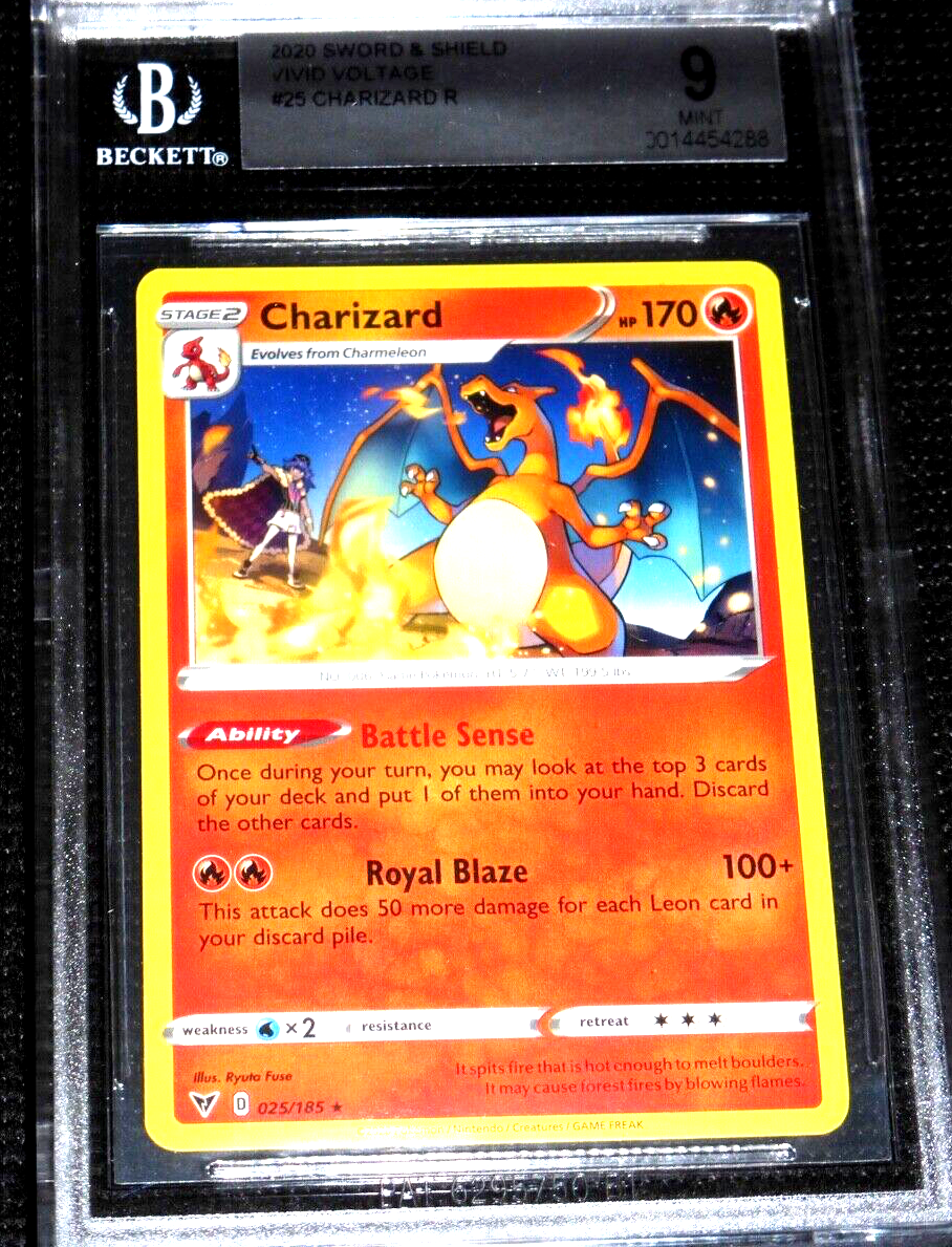 PSA9 リザードン Charizard 25th ポケモン 2020 Pokemon Vivid Voltage Charizard 25/185 BGS 9 Mint (EQUAL PSA