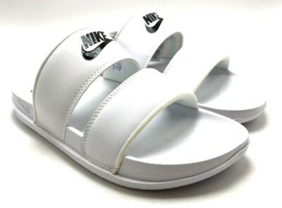 NEW* WOMEN NIKE OFFCOURT DUO SLIDE WHITE /BLACK (DC0496 100), Sz