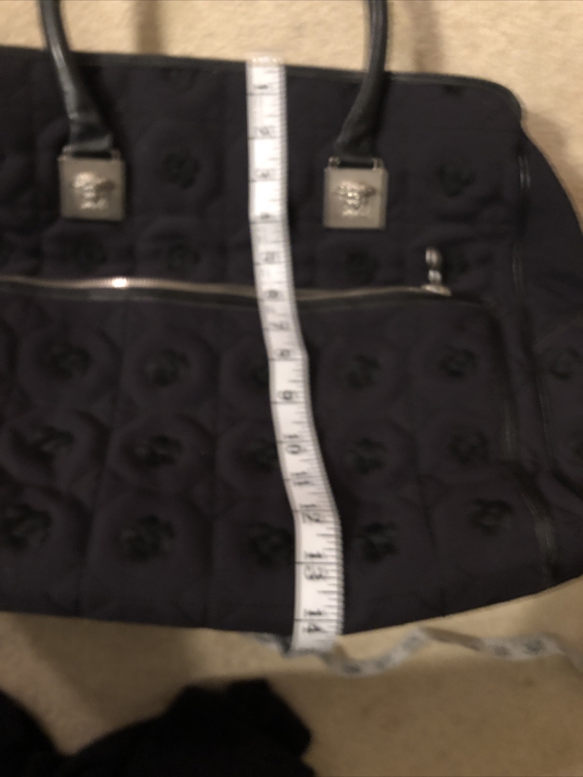 Authentic Versace Large Canvas Double Handle Satc… - image 12