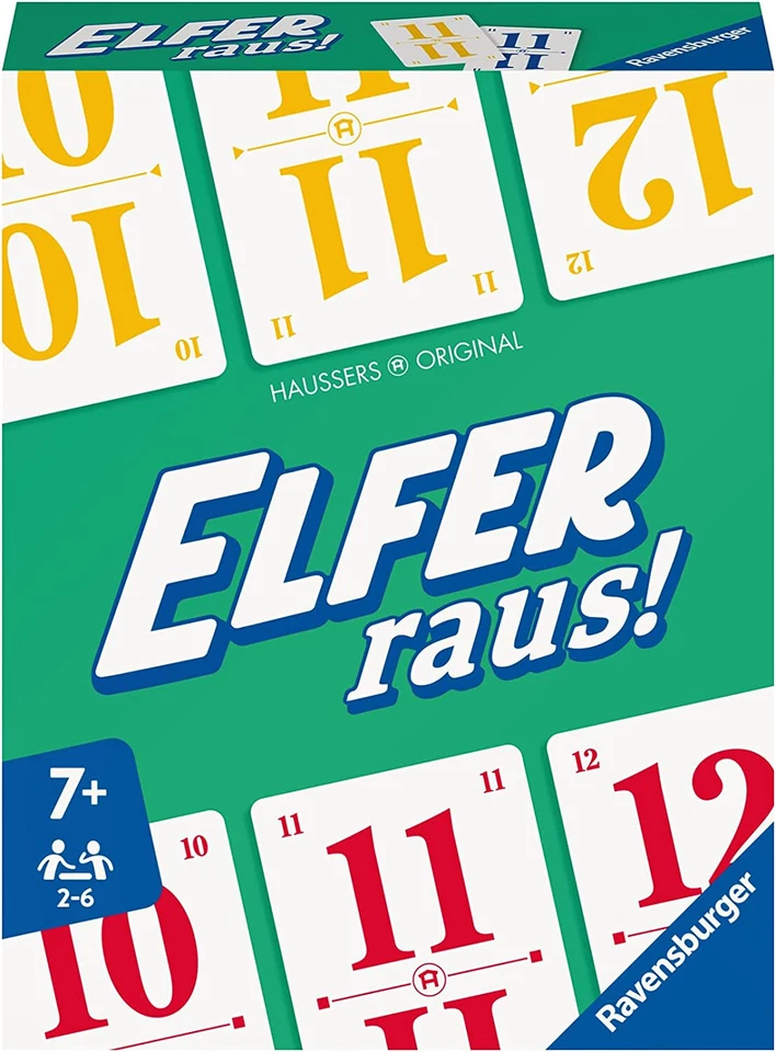 ELFER RAUS! - KLASSIKER - KARTENSPIEL - RAVENSBURGER 20945 # NEU OVP