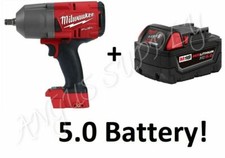 Milwaukee 2967-20 1/2" Drive High Torque Impact Gun Wrench with 5.0 Battery NEW