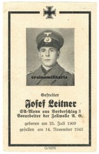 Orig. Sterbebild Sturm Soldat der 78. Sturm-Division + Ossinowka Russland 1943