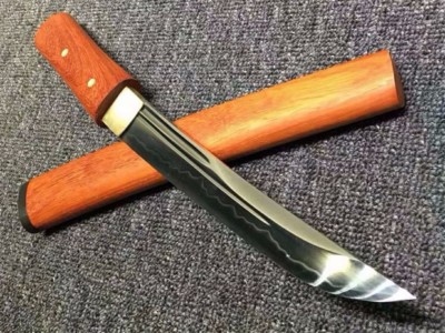 Japanese Wakizashi Sword Samurai Dagger Very Sharp Clay Tempered T10 Steel Blade