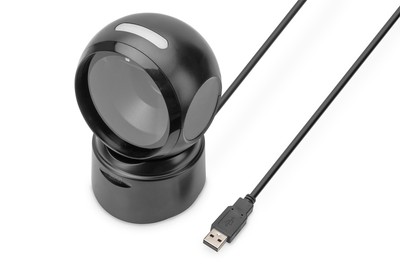 4016032490630 Digitus 1D 2D Desktop USB Barcode Scanner, QR-Code kompatibel DIGI