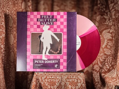 NUMBERED Peter Doherty Felt Better Alive PINK vinyl 750 Blood Records libertines