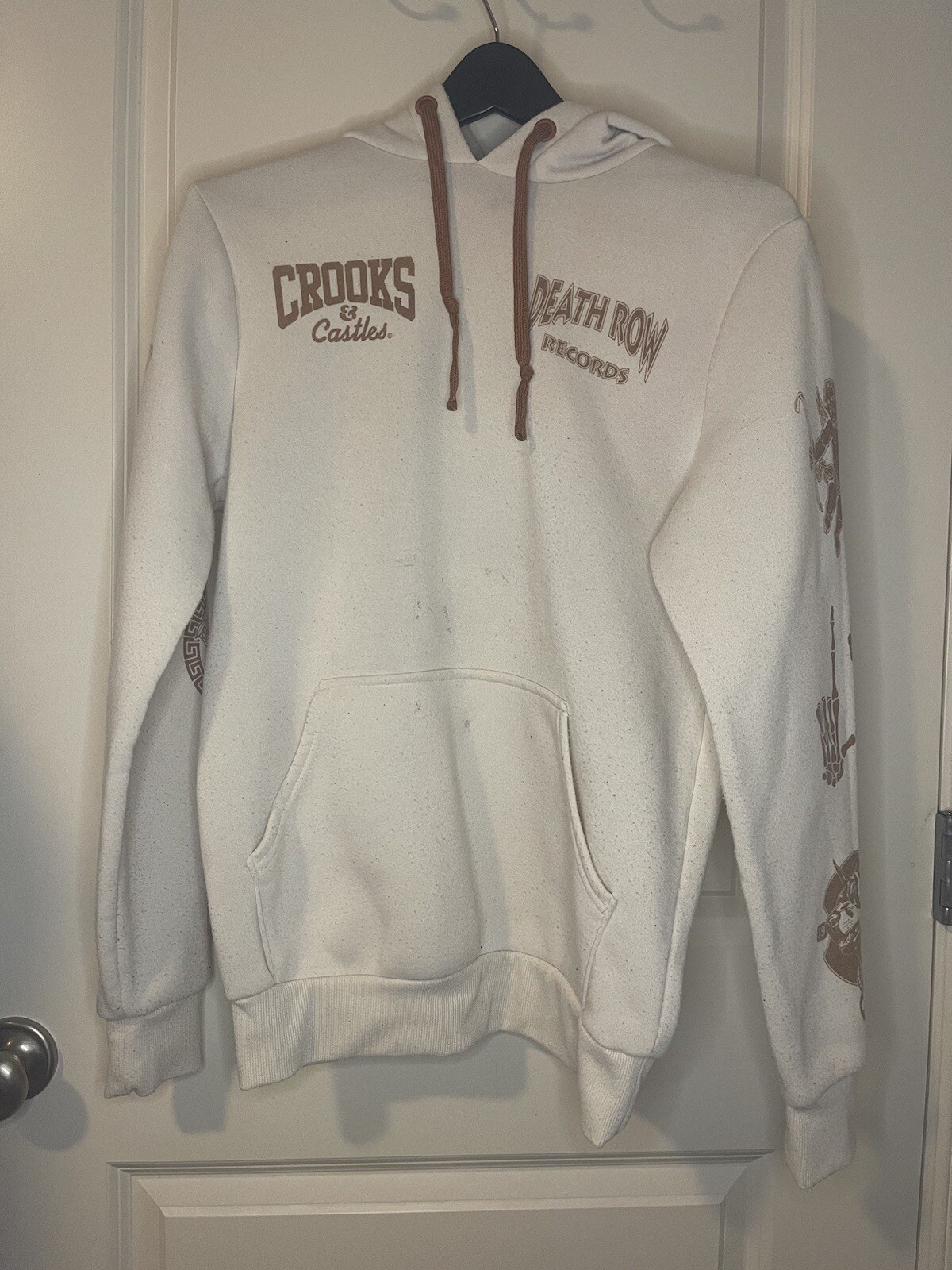 FILA Felpa con cappuccio Crooks & Castles Death Row Records uomo S bianca streetwear