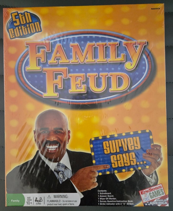 Family Feud 5th Home Edition Board Game New, Sealed, Endless Games