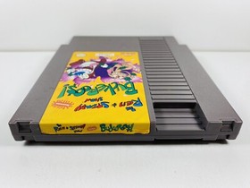Ren & Stimpy Show: Buckaroo$! -- NES Nintendo Original Classic Authentic Game 