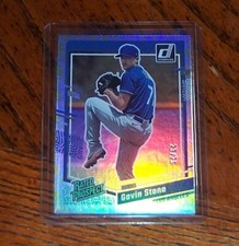 2023 Donruss Baseball - Gavin Stone - #43 Voltage Parallel SP #d 23/25 Prospect