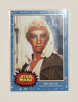 2022 Topps Star Wars Living Set Card #372 Adi Gallia  PR 1,073 Phantom Menace