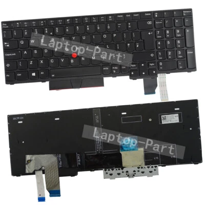 LAPTOP-PART Reino Unido retroiluminado con teclado puntero para Lenovo Thinkpad P15V Gen1 (tipo 20TQ 20TR)