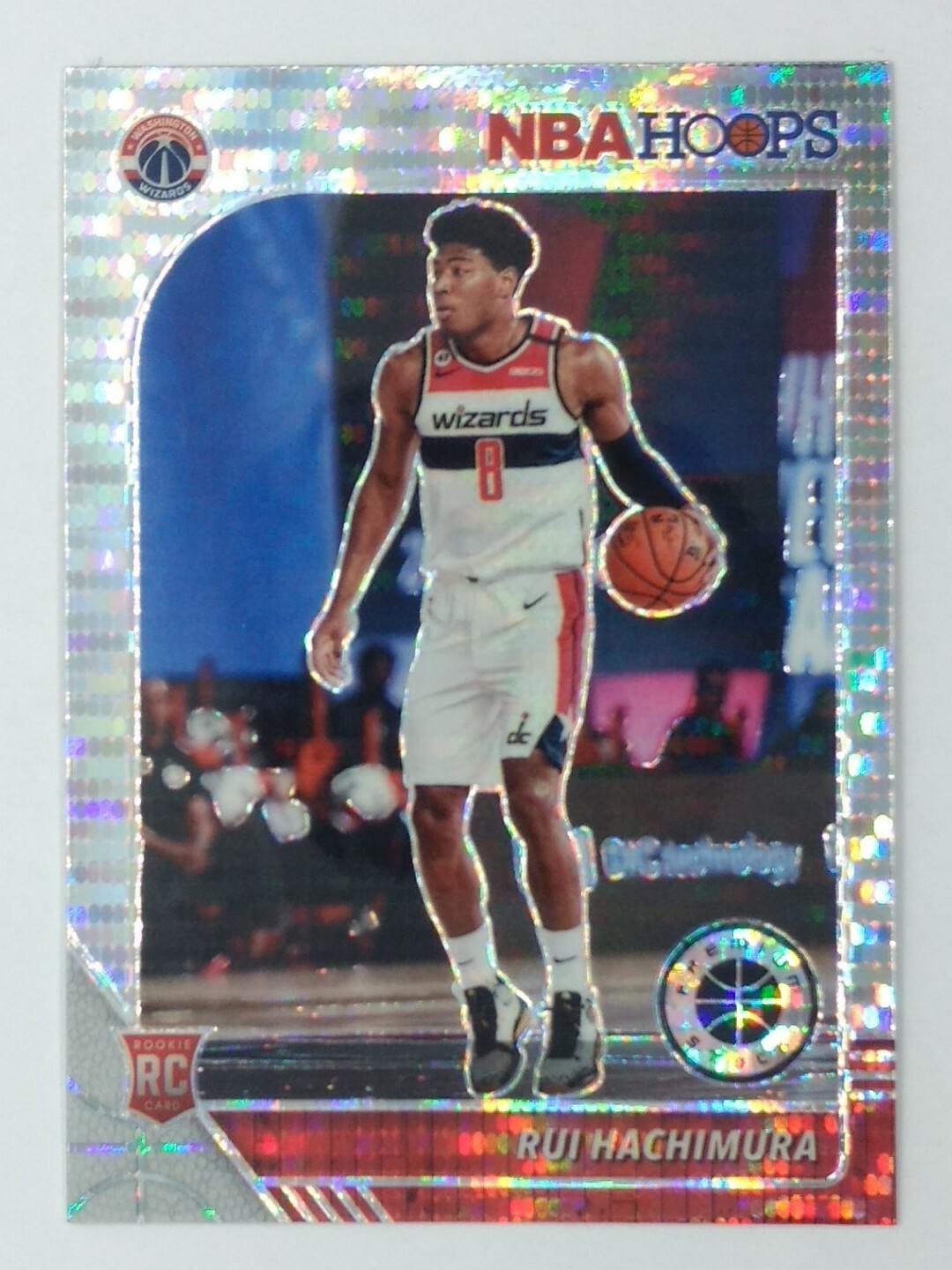 2019-20 NBA Hoops Premium Stock Prizms Pulsar Rui Hachimura Rookie RC #206