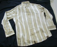 Marquis Men's Dress Shirt Size Large Long Sleeve 100 Polyester