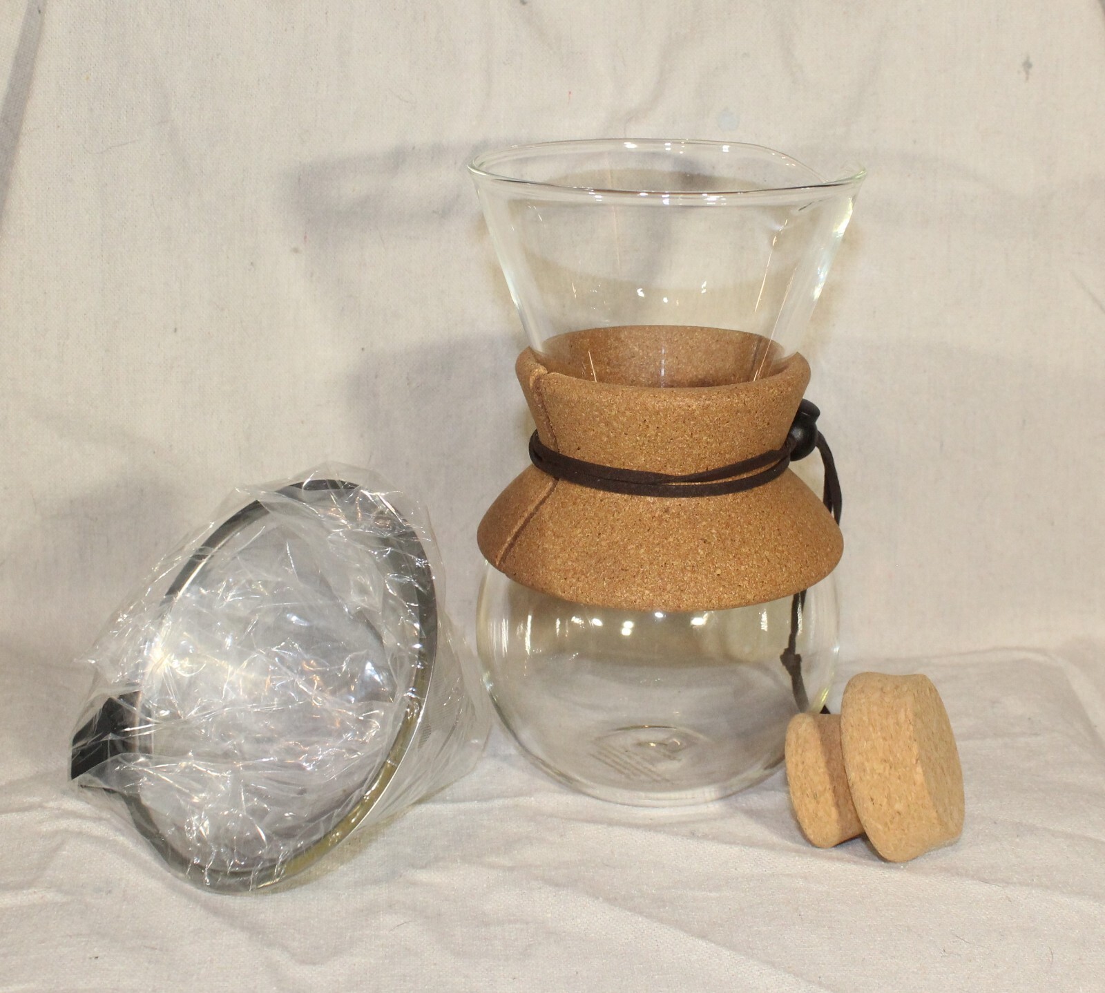 800ml 27 Oz Stainless Steel Basket & Cork
